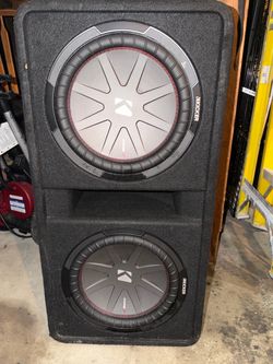 2 12” Kicker Comp R Subwoofers