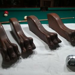 Antique Oak Claw Feet