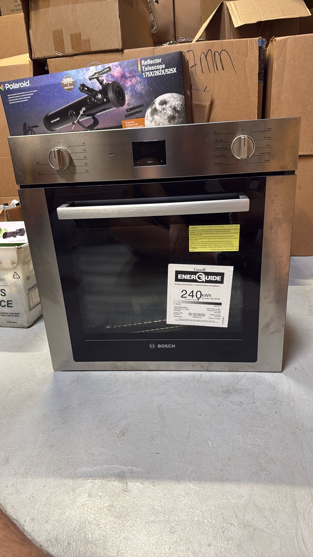 BOSCH 500 Series built-in Electrical wall oven HBE5453UC