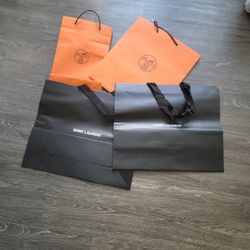 Hermes and Saint Laurent Shopping Bag