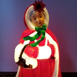 Mrs.Claus Christmas Blow Mold Figure