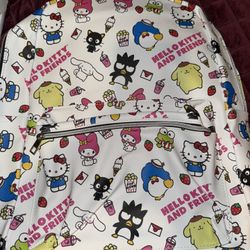 Pu Leather Hello Kitty And Friends Backpack New