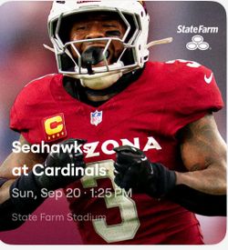 Seahawks vs Cardinals Home opener
