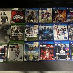 PS4/PS1/XBOX1 Games 