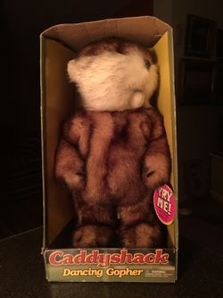 Dancing Gopher from Caddyshack With Original Box, Movie Memorabilia