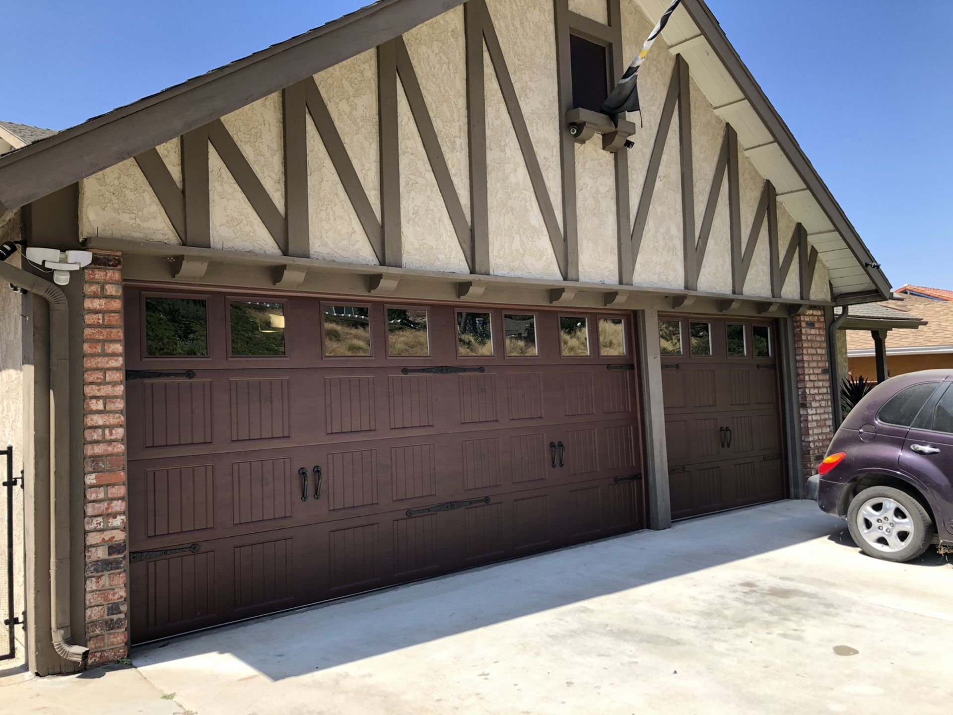 Quick garage door