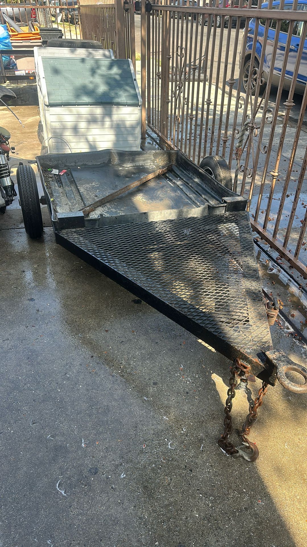 Porter Potty Trailer