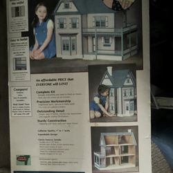 Victoria’s Farmhouse Dollhouse Kit 