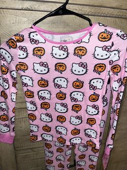 Hello Kitty Halloween Pajama Set Girls Size 8