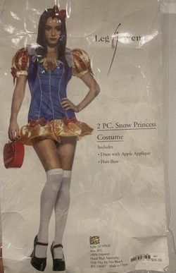 Leg Avenue Snow Princess Snow White Fairy Tale Adult Women Fancy Dress Costume- Size M/L