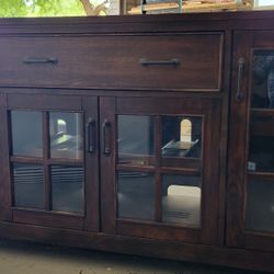Large Solid Wood Tv Stand