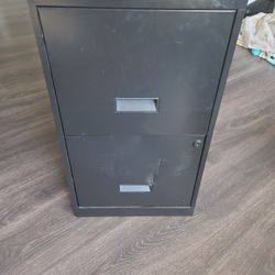 Black File Cabinet