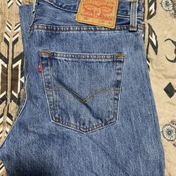 Mens Levi 501s W32 L36