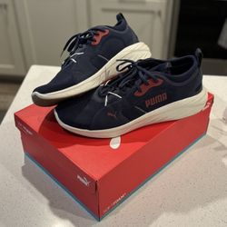 PUMA Better Foam SoftFoam+ Running Shoes Navy Red Size 12 US (195467-05) with Box (CASH ONLY)