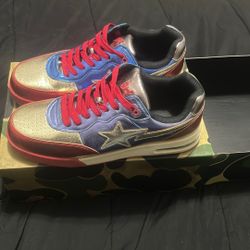 bape road sta navy size 12
