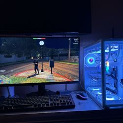 gaming pc and monitor 