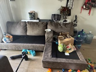 Couch Comes With Couch  Cushions. I Just Don’t Have Them On 