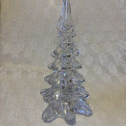 Clear Glass Christmas Tree