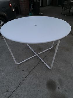 Metal Patio Table