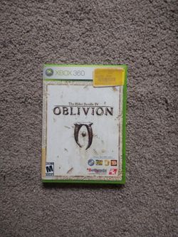 Elder scrolls Oblivion Xbox 360 game