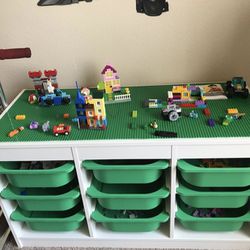 DIY LEGO Table and Storage 