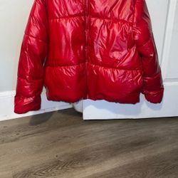 A New Day Red Rain Coat