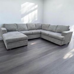 Bonaterra Charcoal Grey Sectional Couch (50% OFF) - We can deliver