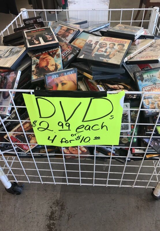 500 dvds just in