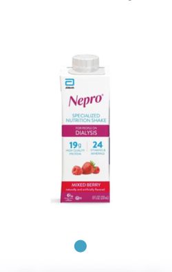 Nepro mixed berries for people on dialysis