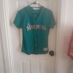 Seattle Mariners Jersey (Majestic Brand ) Size Med