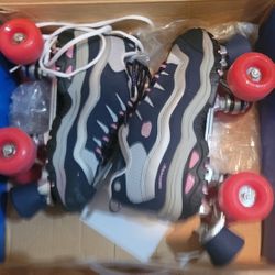 Sketchers 4 Wheelers Sport Roller Skates Size 8.5