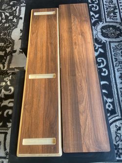 Wooden Balance Board with Walnut Finish