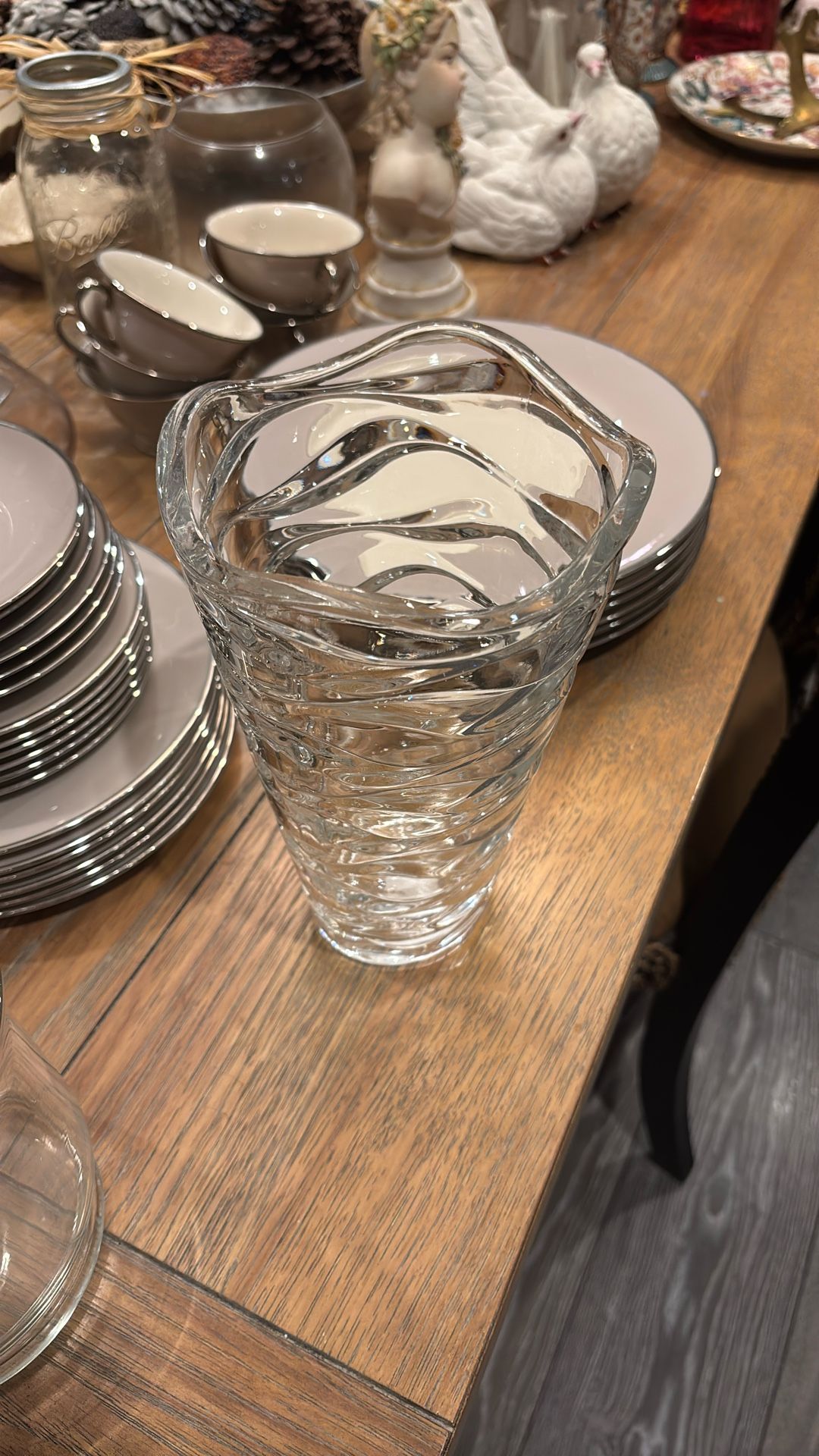 Mikasa ATLANTIC Crystal Vase
