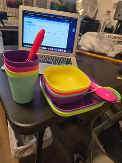 Children's plates, Cups, Bowls ,Utensils Set