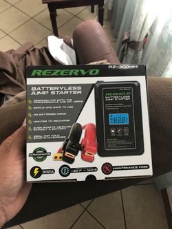 Battery jump starter.