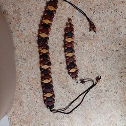 Handmade Choker With Matching Bracelet