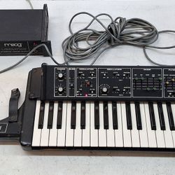Moog Liberation Vintage Analog Keytar Synthesizer- Working With Power Supply And Cable 