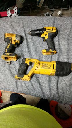 Dewalt sawzall impact and drill