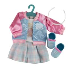My Life As Hello Kitty Jacket Fashion Set for 18" Dolls, 50th Anniversary , 6 Pieces, 