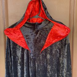 Halloween Costumes Devil Robe  And Spiderweb Cape.