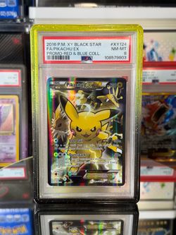 Pikachu xy-124 promo PSA 8