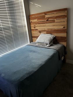 Full Size LED Bed set & night stands