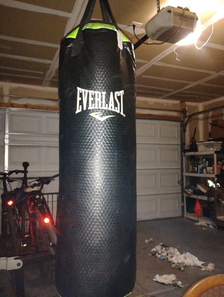 Everlast Boxing Bag And Speed Bag