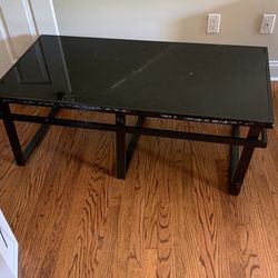 Black Glass Coffee Table