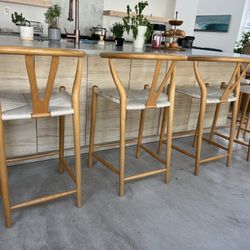 Wishbone Counter Stools 