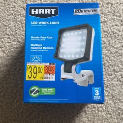 HART LED Work Light 20v NEW