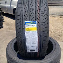 235 40R19 TIRES NEW Goodyear Eagle Touring $650 Set Of Four Install Mount And Balance 