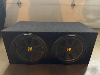 Dual Kicker Subwoofers in Ported Box