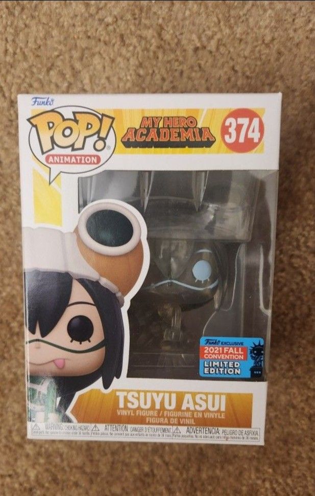 Funko Pop My Hero Academia Tsuyu Asui Fall Convention Limited