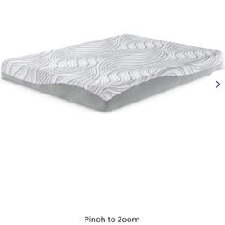 Ashley 8 Inch Memory Foam White Queen Mattress
